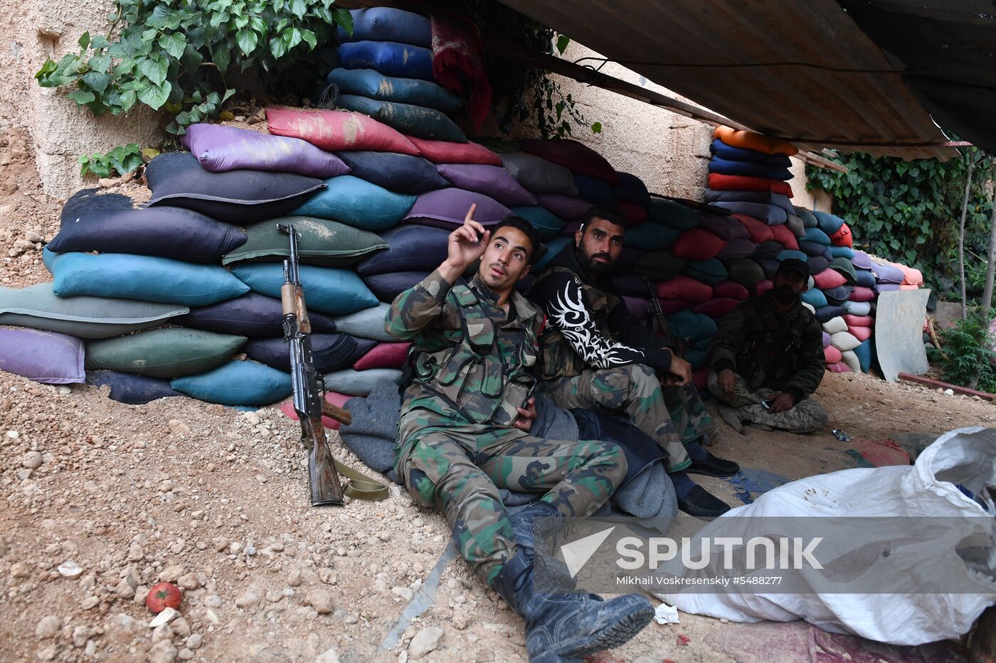 Developments on outskirts of Damascus