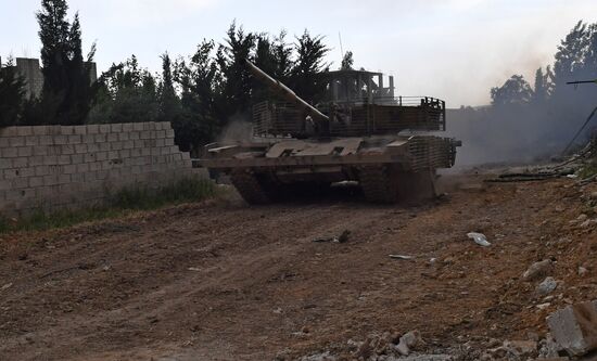 Developments on outskirts of Damascus
