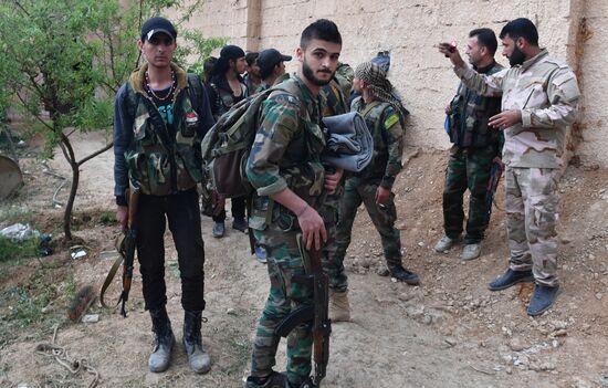 Developments on outskirts of Damascus