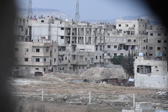 Developments on outskirts of Damascus