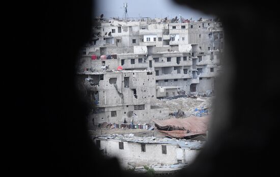 Developments on outskirts of Damascus