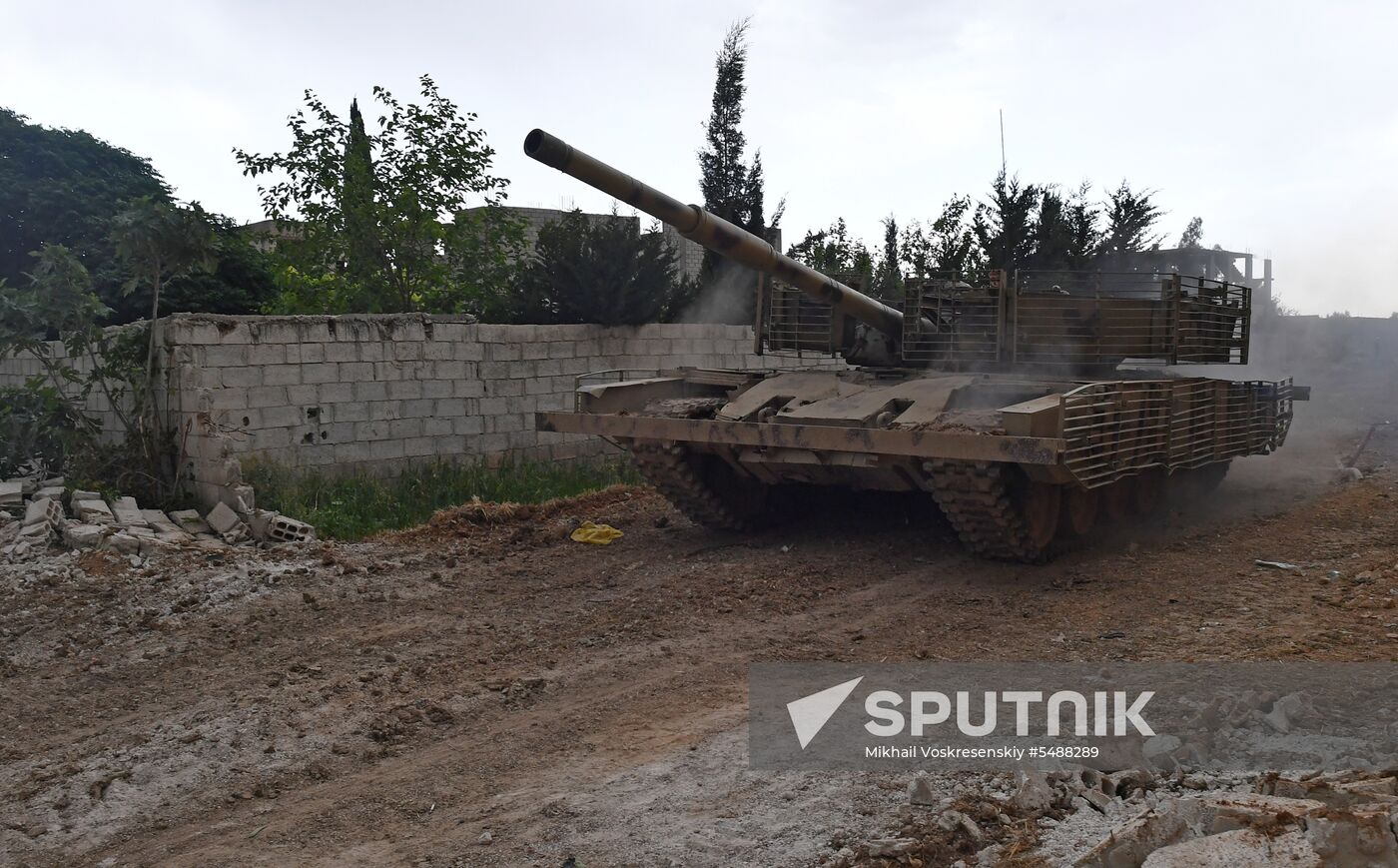 Developments on outskirts of Damascus