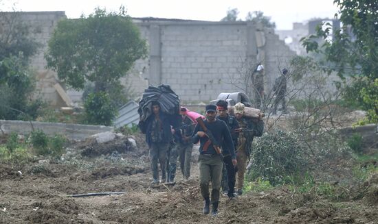 Developments on outskirts of Damascus