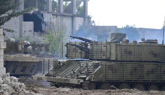 Developments on outskirts of Damascus