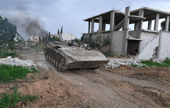Developments on outskirts of Damascus