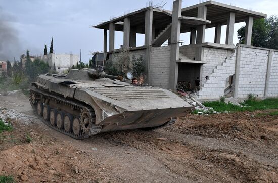 Developments on outskirts of Damascus