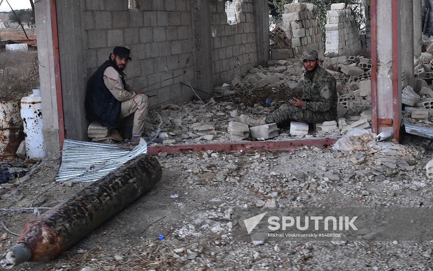 Developments on outskirts of Damascus