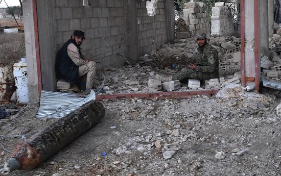 Developments on outskirts of Damascus