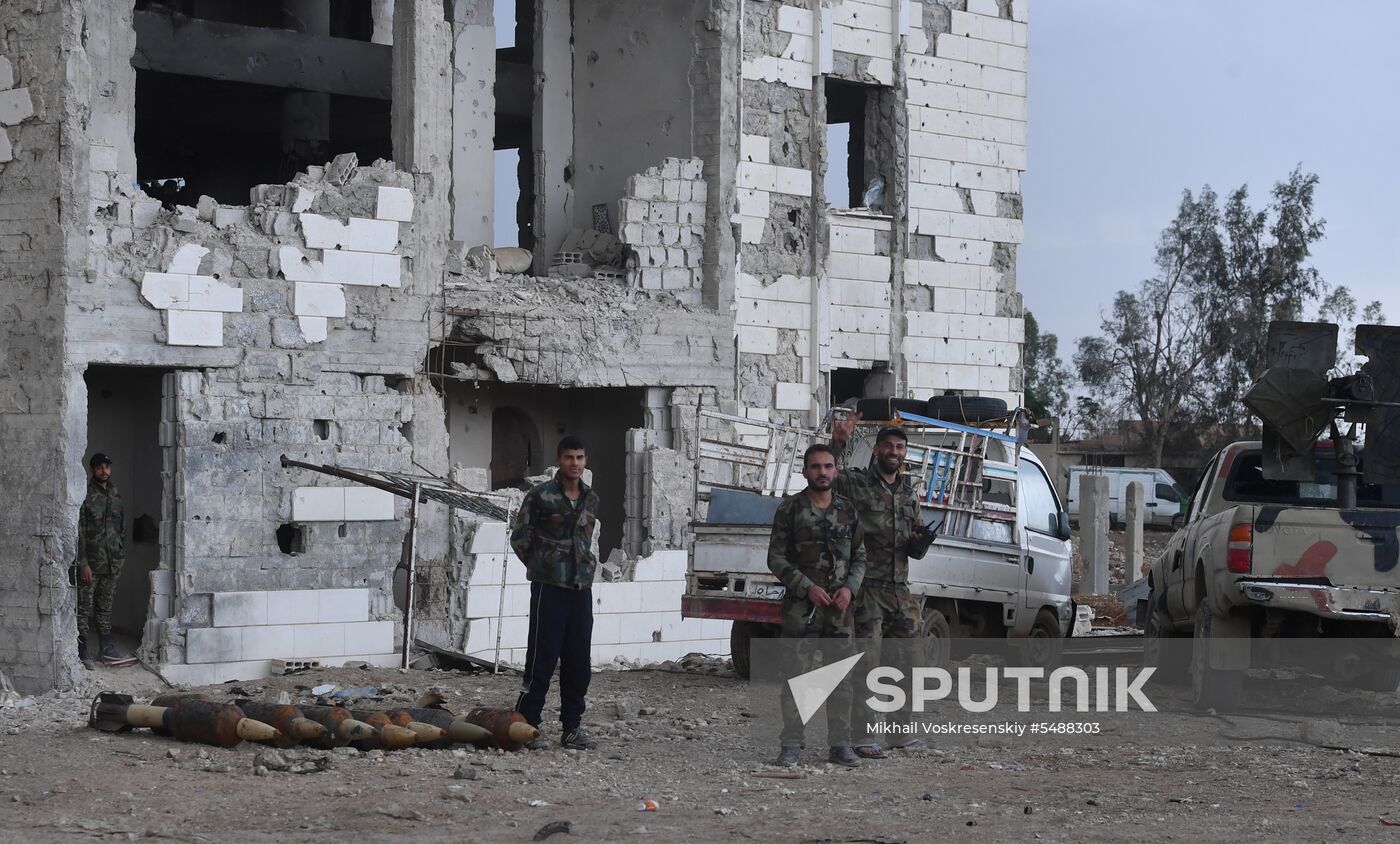 Developments on outskirts of Damascus