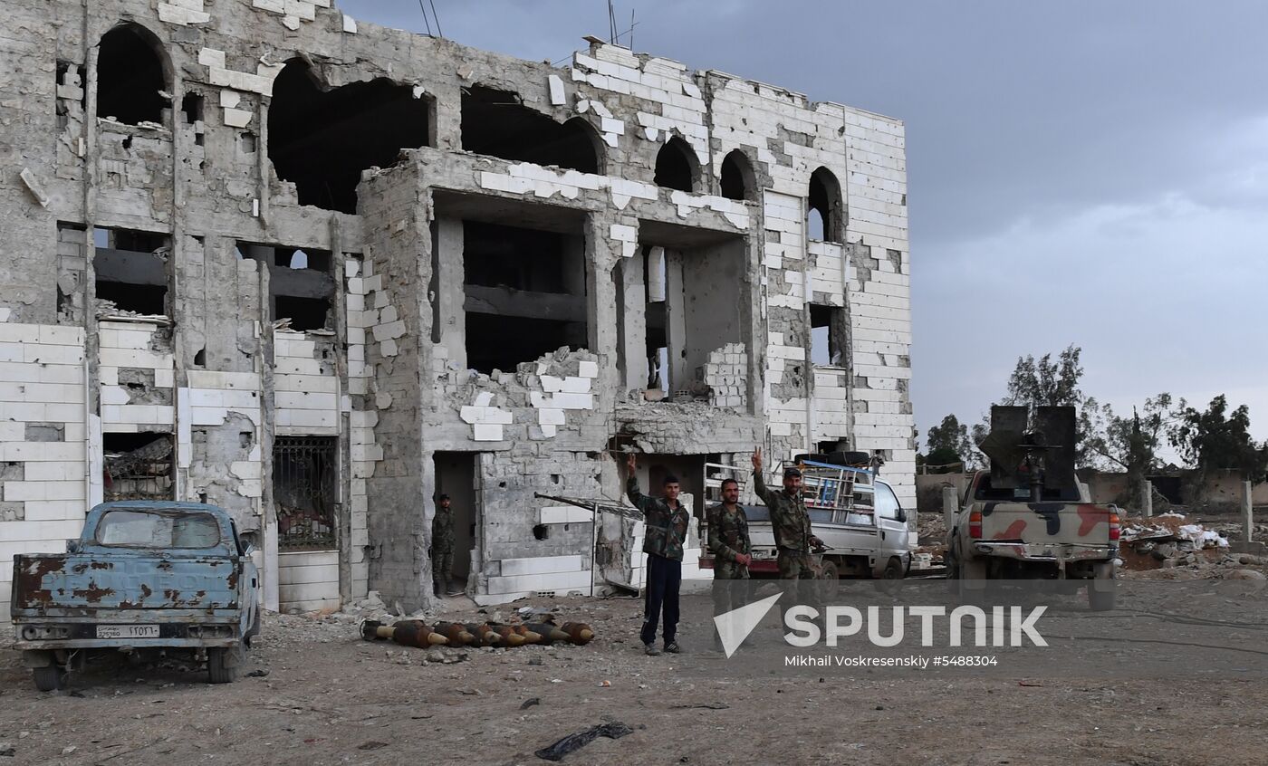 Developments on outskirts of Damascus