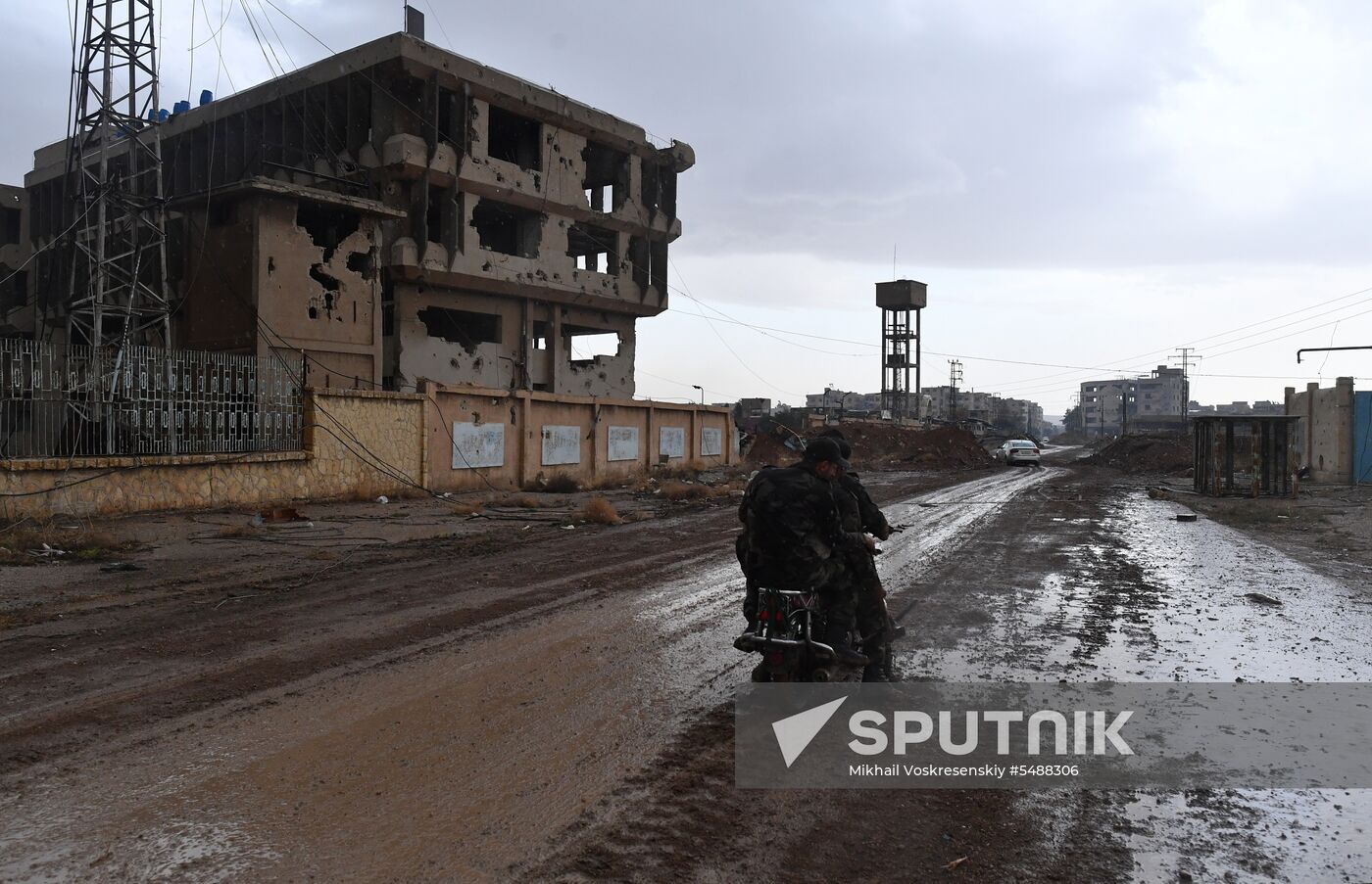 Developments on outskirts of Damascus