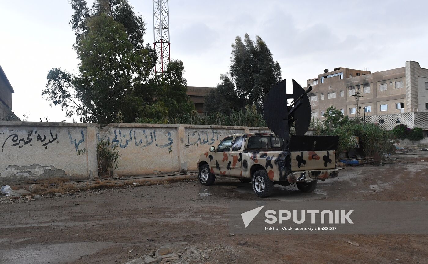 Developments on outskirts of Damascus