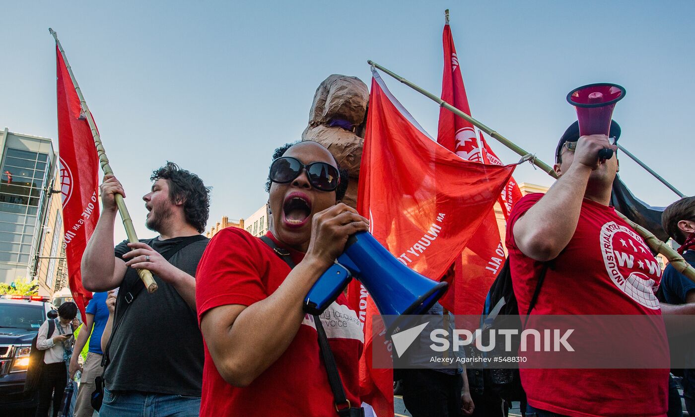 Labor Day rallies abroad