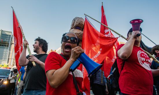 Labor Day rallies abroad