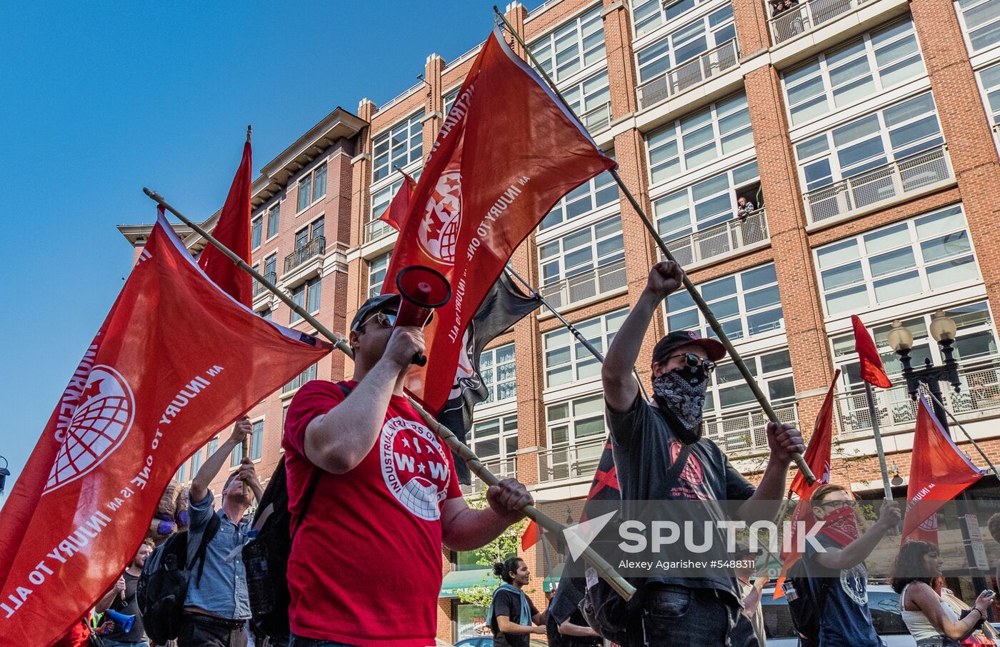 Labor Day rallies abroad