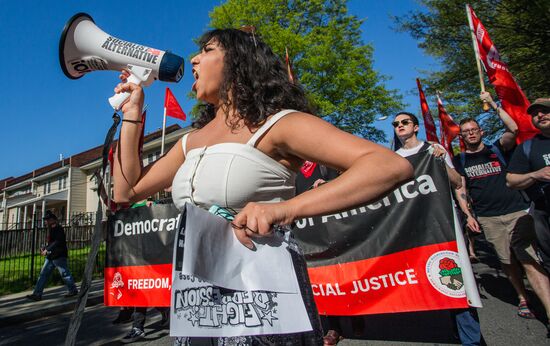 Labor Day rallies abroad