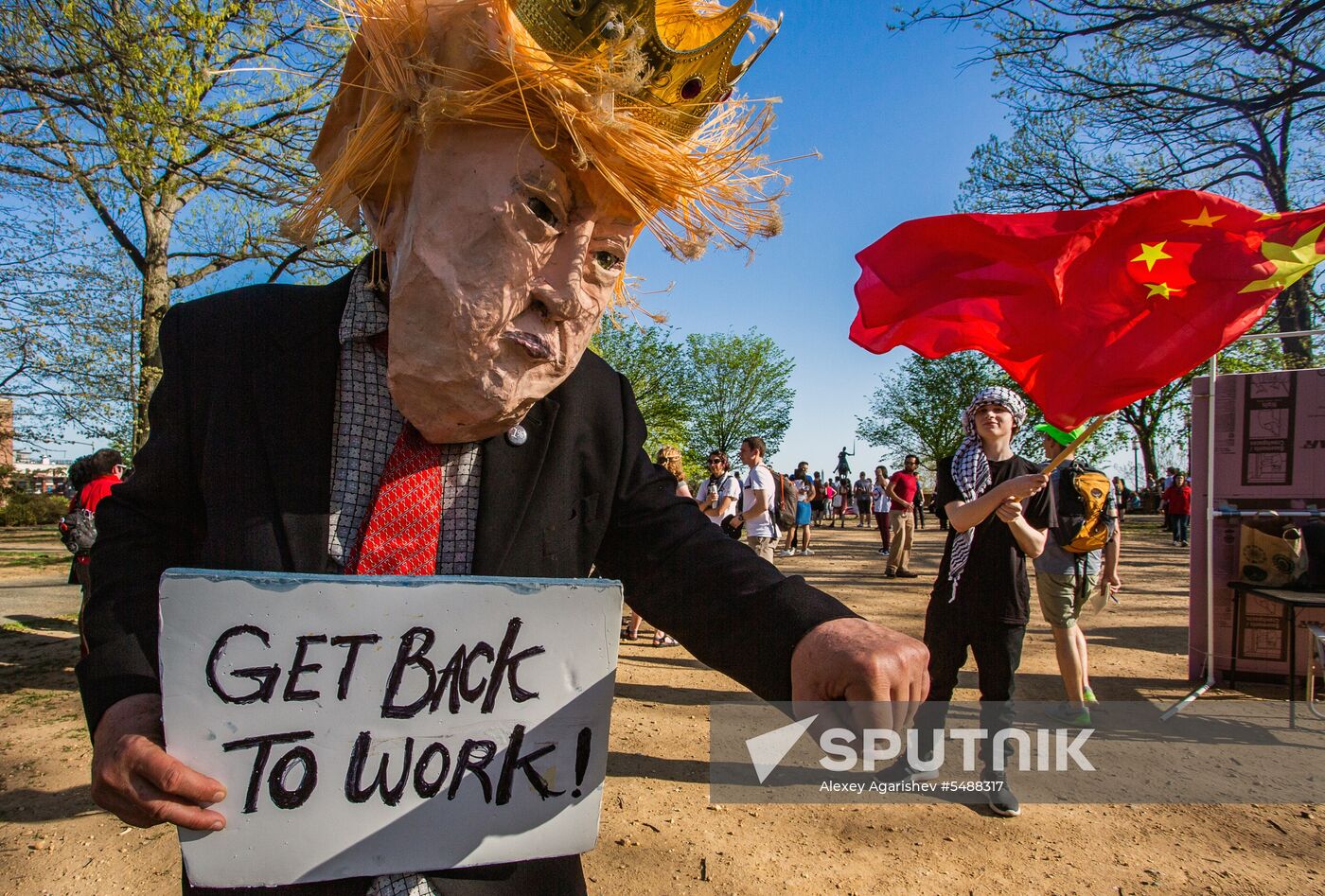 Labor Day rallies abroad