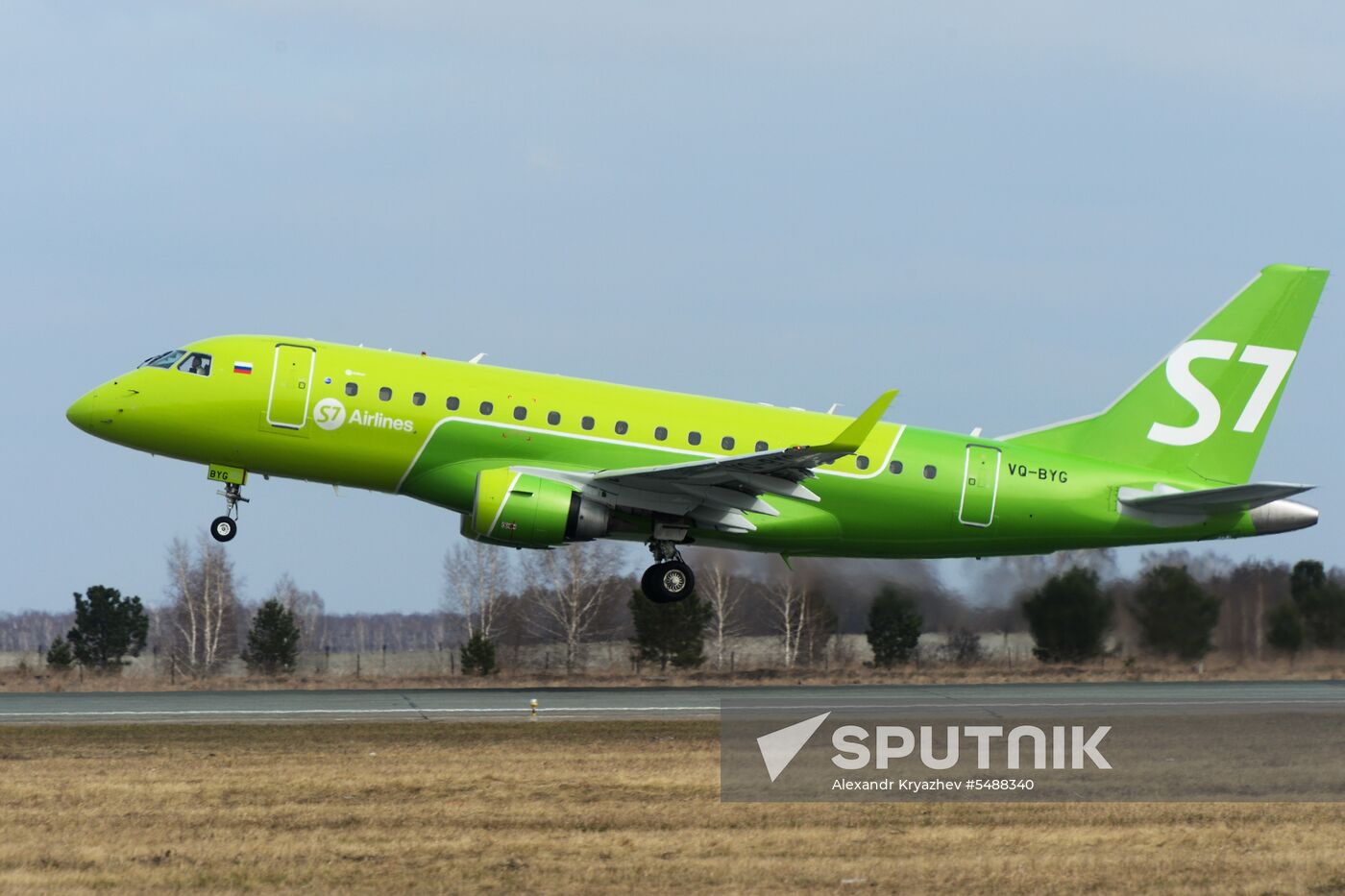 Tolmachevo Airport in Novosibirsk