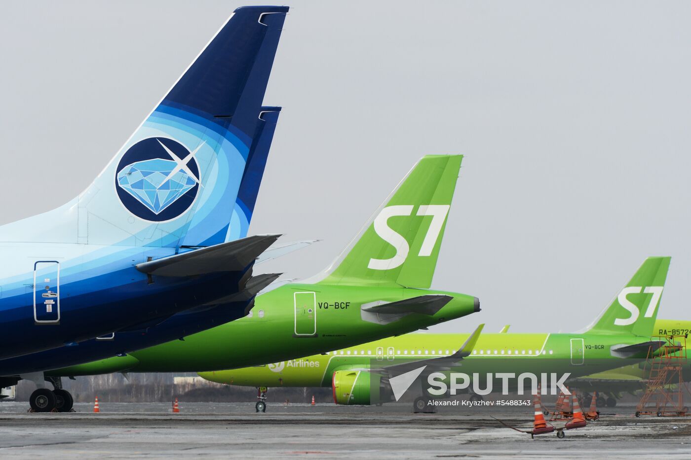 Tolmachevo Airport in Novosibirsk