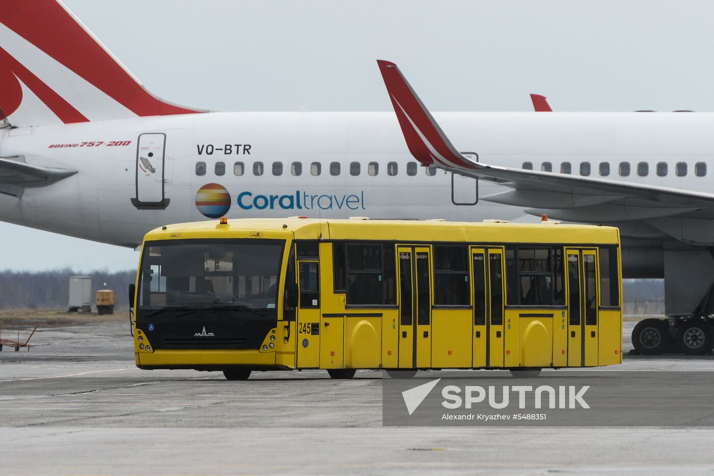 Tolmachevo Airport in Novosibirsk