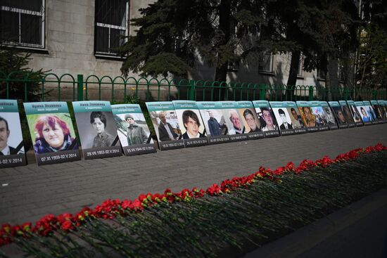 Moscow holds rally for those killed on May 2, 2014 in Odessa