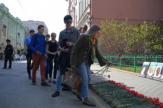 Moscow holds rally for those killed on May 2, 2014 in Odessa