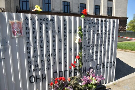 Commemorating those killed on May 2, 2014 in Odessa