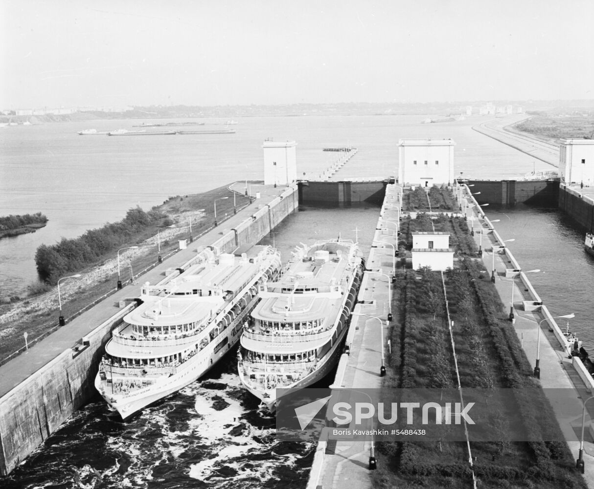 Locks of Gorky Hydroelectric Complex