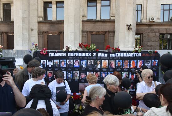 Commemorating those killed on May 2, 2014 in Odessa