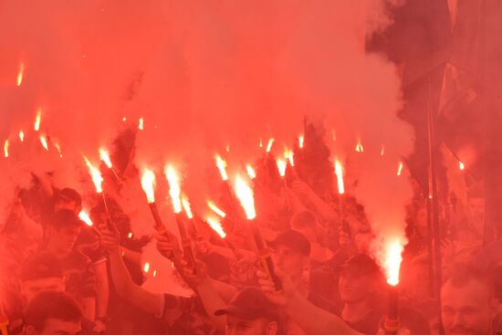 Ukraine's nationalists march in Odessa