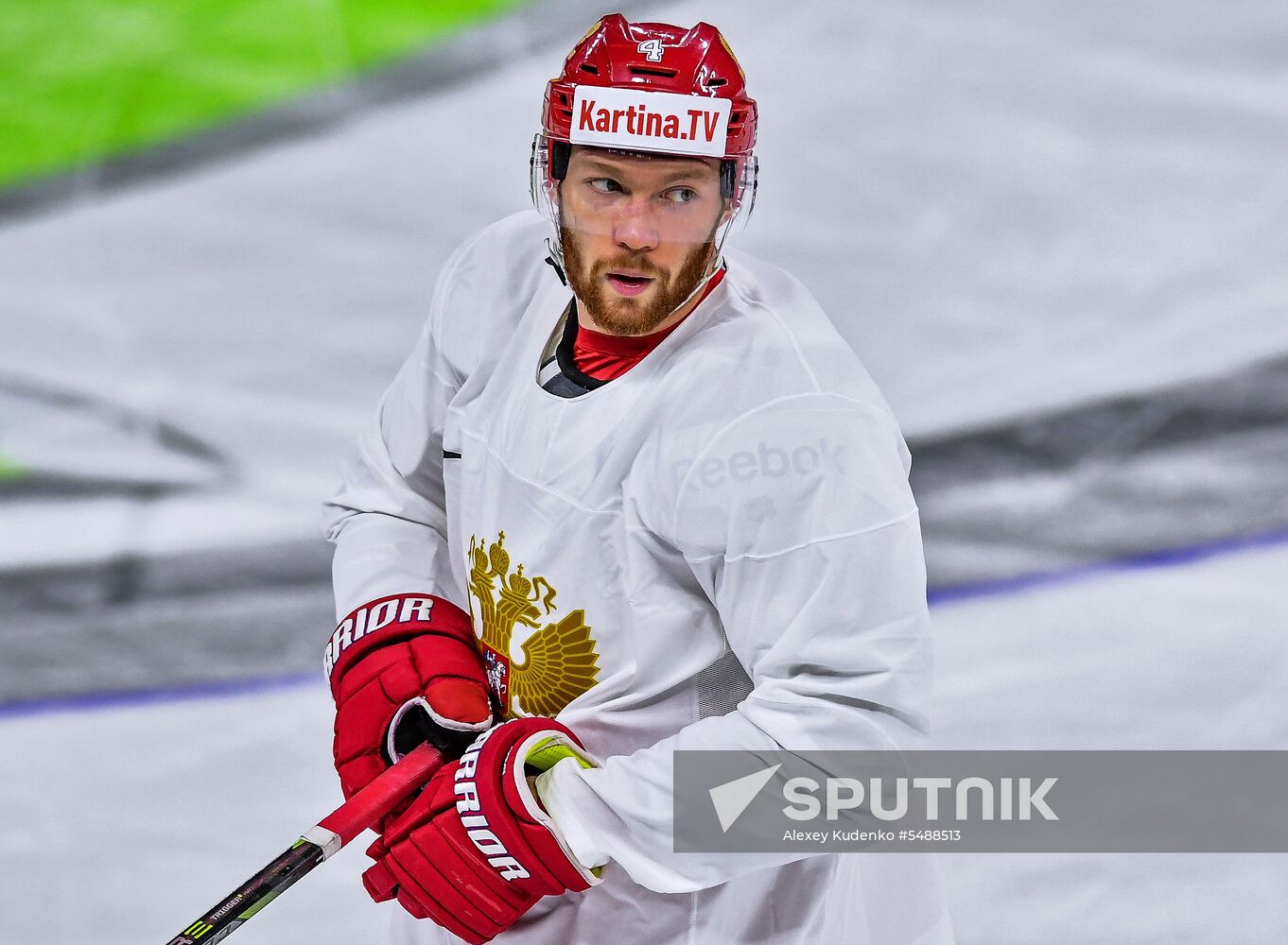 Ice hockey. World Championships. Russian national team's training session