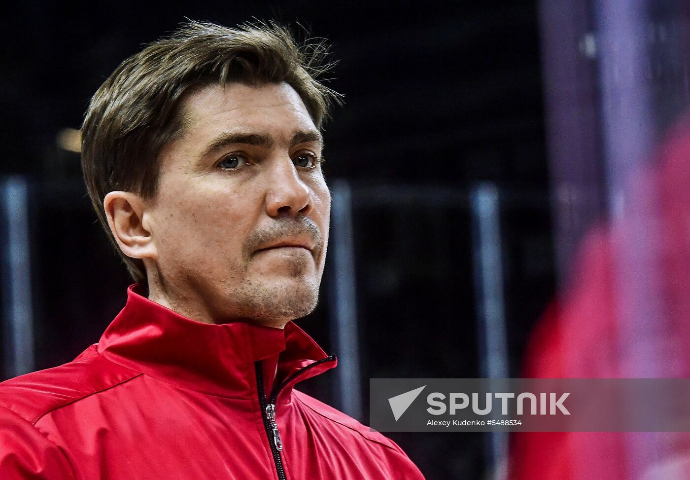 Ice hockey. World Championships. Russian national team's training session