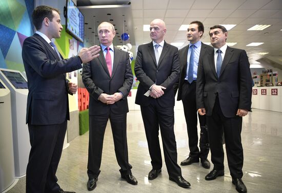 Vladimir Putin's working trip to Sochi