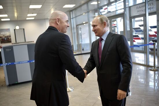 Vladimir Putin's working trip to Sochi