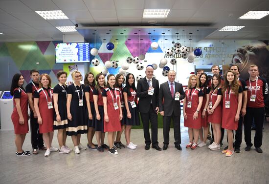 Vladimir Putin's working trip to Sochi