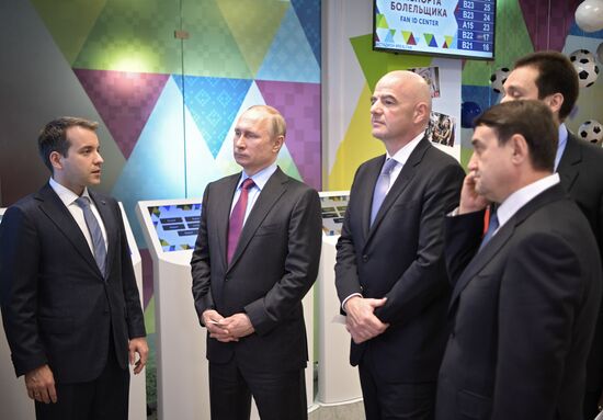 Vladimir Putin's working trip to Sochi