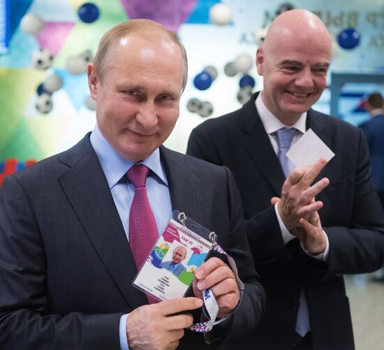 Vladimir Putin's working trip to Sochi