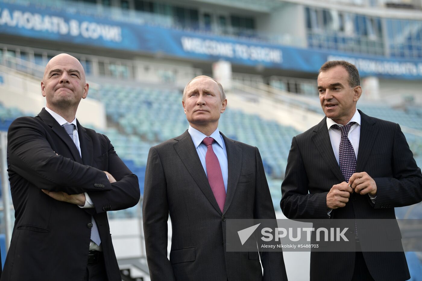 Vladimir Putin's working trip to Sochi