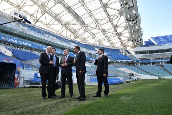 Vladimir Putin's working trip to Sochi