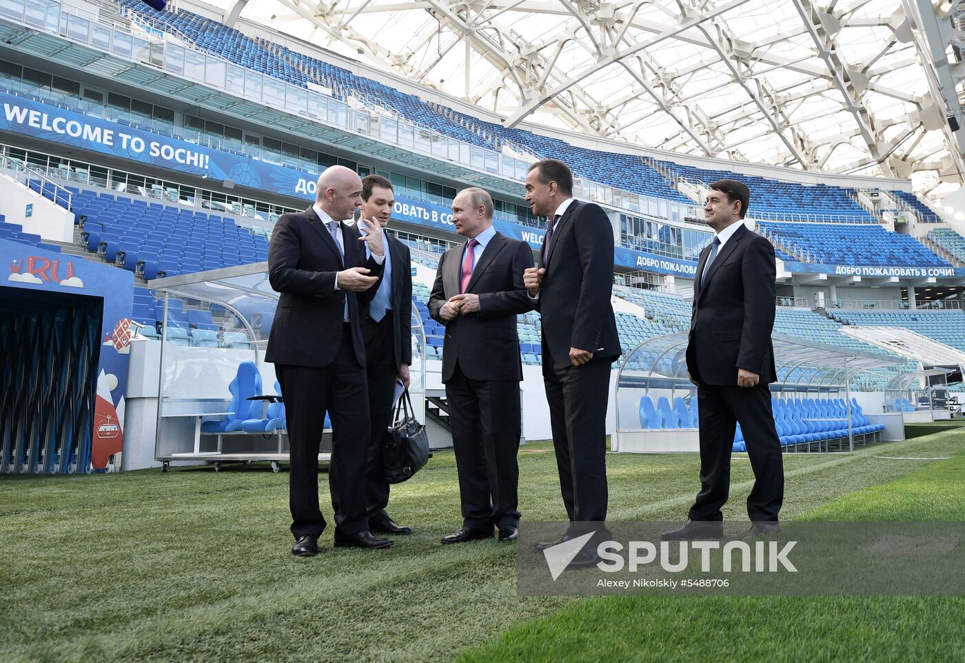 Vladimir Putin's working trip to Sochi