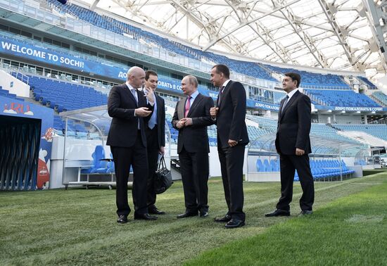 Vladimir Putin's working trip to Sochi