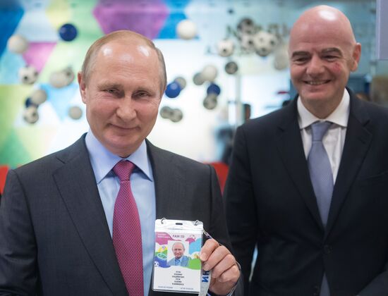 Vladimir Putin's working trip to Sochi
