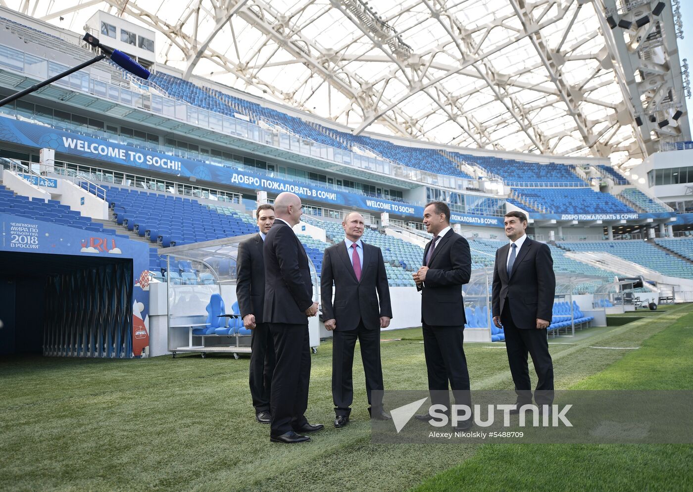 Vladimir Putin's working trip to Sochi