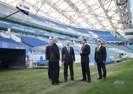 Vladimir Putin's working trip to Sochi