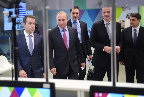 Vladimir Putin's working trip to Sochi