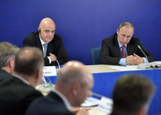Vladimir Putin's working trip to Sochi