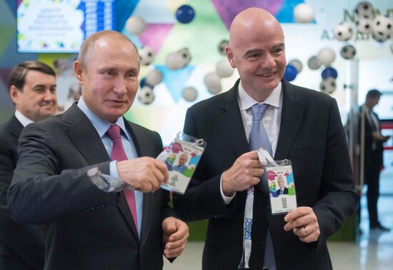 Vladimir Putin's working trip to Sochi