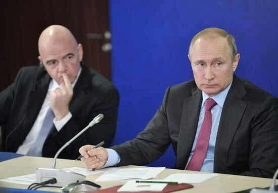 Vladimir Putin's working trip to Sochi