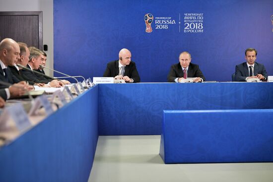 Vladimir Putin's working trip to Sochi