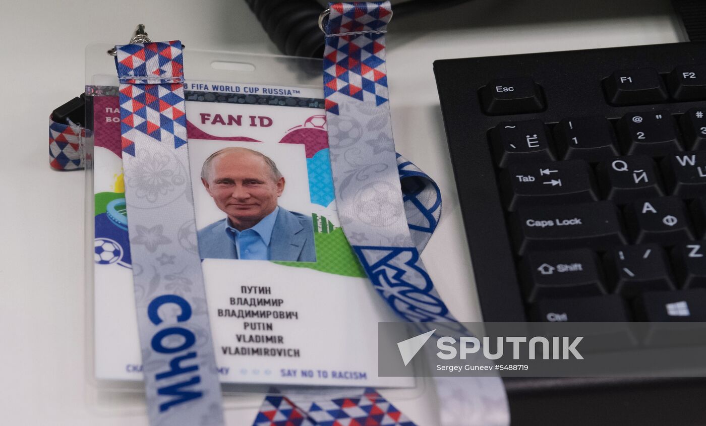 Vladimir Putin's working trip to Sochi